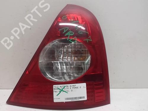 Høyre baklys RENAULT CLIO II (BB_, CB_) 1.2 (BB0A, BB0F, BB10, BB1K, BB28, BB2D, BB2H, CB0A,... (58 hp) 18218251