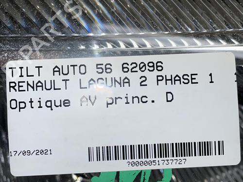 Højre forlygte RENAULT LAGUNA II (BG0/1_) 1.8 16V (BG04, BG0B, BG0C, BG0V) | BP18208521C29 