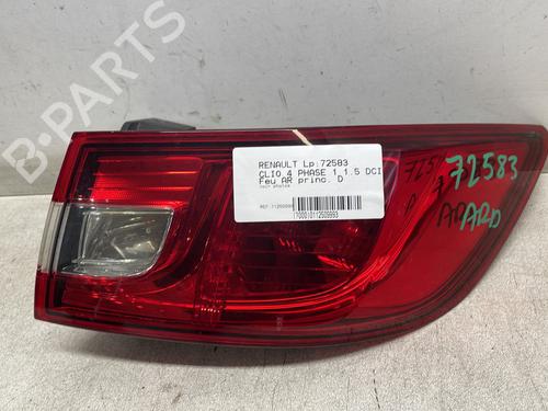 Used Right taillight RENAULT CLIO IV (BH_) 1.5 dCi 75 (75 hp) 29178843