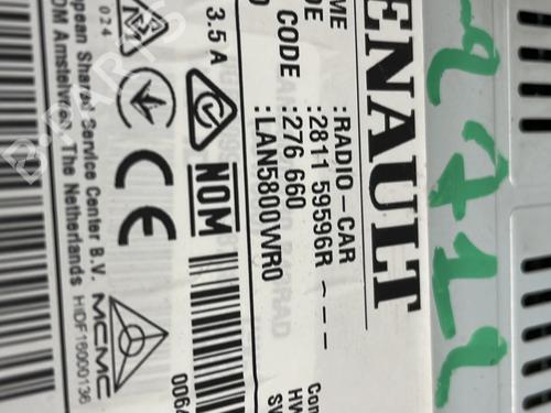 Radio DACIA SANDERO II 1.0 SCe 75 (B8JC, B8JD, B8NC) | BP27362383E6