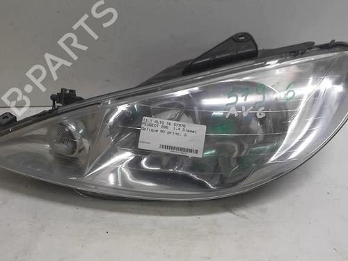Venstre forlygte PEUGEOT 206 Hatchback (2A/C) 1.4 HDi eco 70 (68 hp) 18221884