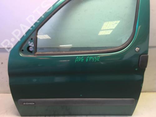 Left front door CITROËN BERLINGO / BERLINGO FIRST MPV (MF_, GJK_, GFK_) 2.0 HDI 90 (MFRHY) | BP18216533C2 