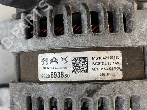 Alternator PEUGEOT 2008 I (CU_) 1.5 BlueHDI 120 | BP25136035M7 - Image 4