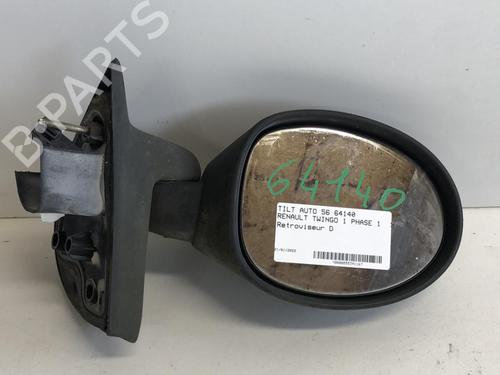 Used Right mirror RENAULT TWINGO I (C06_) 1.2 (C066, C068) (58 hp) 18214010