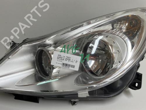 Venstre forlygte OPEL CORSA D (S07) 1.2 (L08, L68) (80 hp) 19496604
