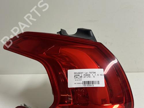 Used Left taillight PEUGEOT 2008 I (CU_) 1.4 HDi (68 hp) 20173201