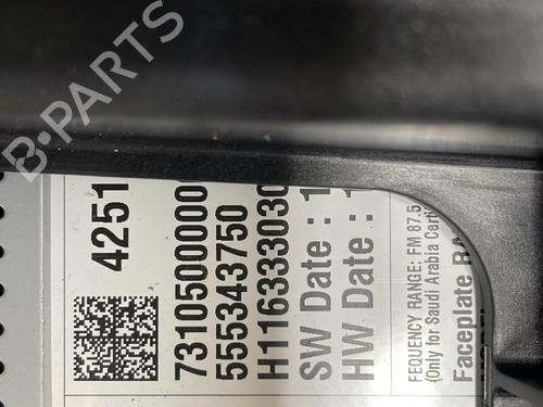 radio-opel-zafira-tourer-c-p12-2011-26901355 main image