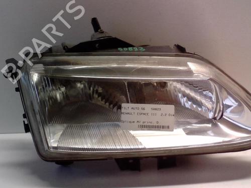 Used Right headlight RENAULT ESPACE III (JE0_) 2.2 dCi (JE0K) (130 hp) 18229453