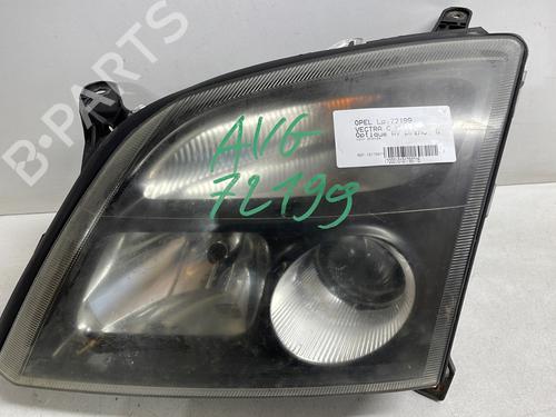 Left headlight OPEL VECTRA C GTS (Z02) 2.2 DTI 16V (F68) 93171428