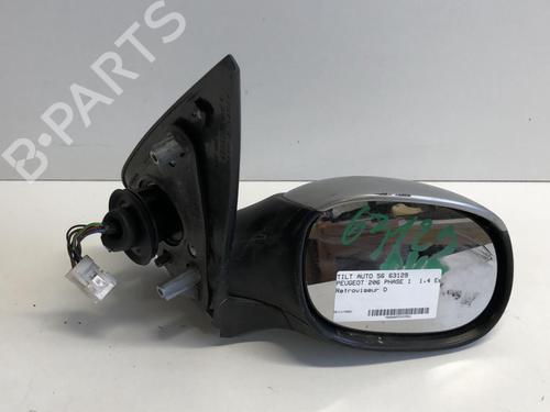 Right mirror PEUGEOT 206 Hatchback (2A/C) 1.4 i | BP18208516C27 