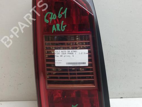 Used Left taillight FIAT IDEA (350_) 1.3 D Multijet (70 hp) 18210234