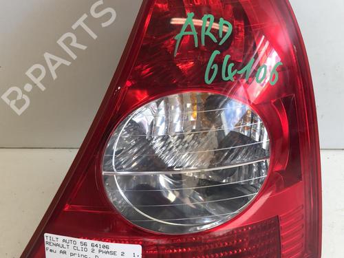 Used Right taillight Right taillight RENAULT CLIO II (BB_, CB_) 1.2 (BB0A, BB0F, BB10, BB1K, BB28, BB2D, BB2H, CB0A,... (58 hp) 18217512 18217512