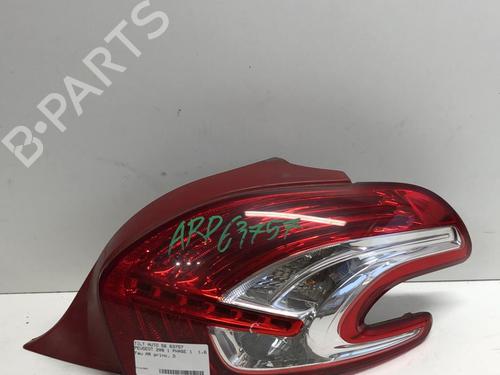 Used Right taillight PEUGEOT 208 I (CA_, CC_) 1.6 HDi (92 hp) 18224196
