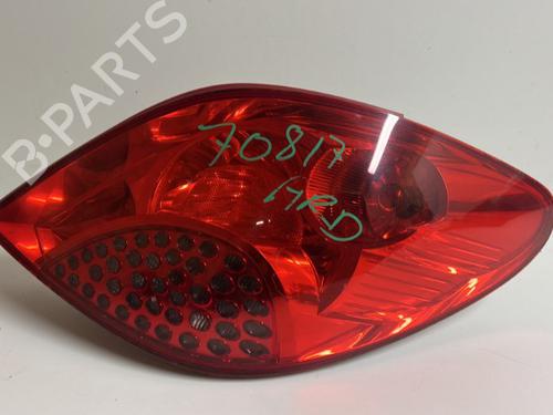 Used Right taillight PEUGEOT 207 (WA_, WC_) 1.6 HDi (90 hp) 19538069