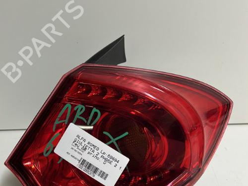 Used Right taillight ALFA ROMEO GIULIETTA (940_) 1.6 JTDM (940FYB11, 940FYB1A, 940FYF11, 940FYF1A) (120 hp) 18553526