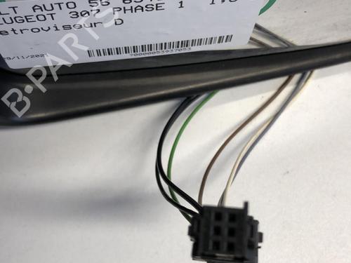 Right mirror PEUGEOT 307 (3A/C) 1.6 HDi | BP18214170C27 