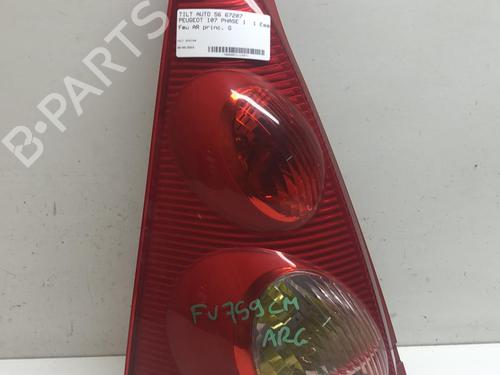 Left taillight PEUGEOT 107 (PM_, PN_) 1.0 | BP18212996C34 