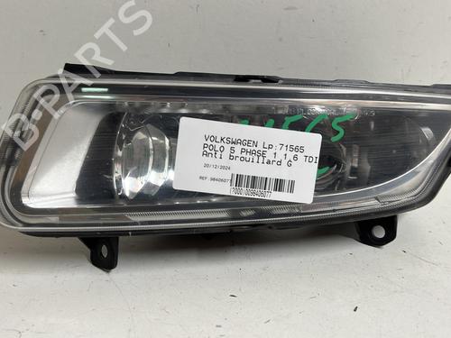 Venstre  Fortil Tågelygte VW POLO V (6R1, 6C1) 1.6 TDI (75 hp) 22520051