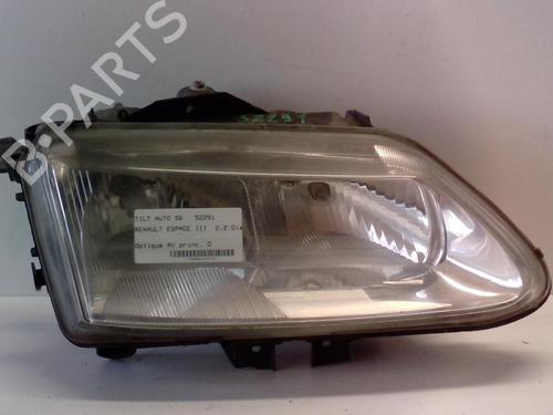 Used Right headlight RENAULT ESPACE III (JE0_) 2.2 dCi (JE0K) (130 hp) 18229435