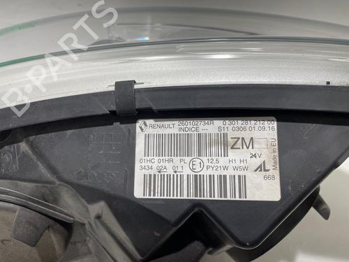 Right headlight RENAULT CAPTUR I (J5_, H5_) 1.2 TCe 120 | BP38790026C29 - Image 2