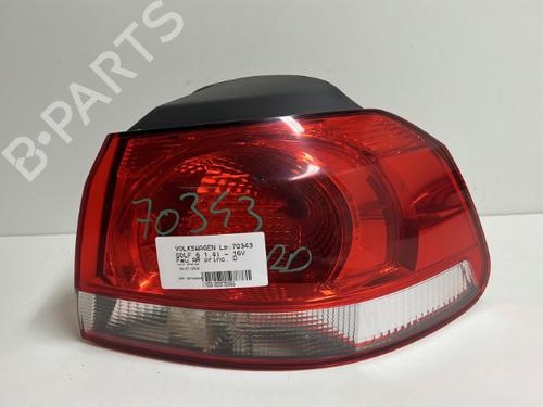 Used Right taillight VW GOLF VI (5K1) 1.4 (80 hp) 19134151