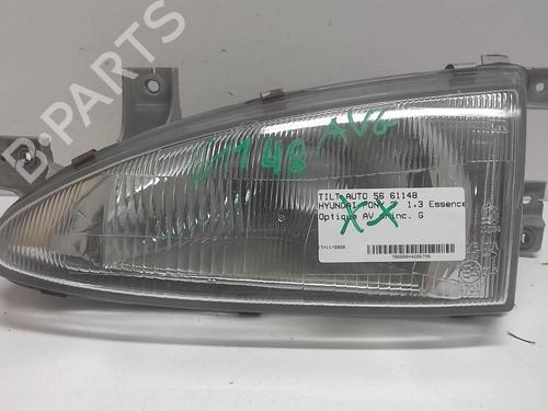 Used Left headlight HYUNDAI ACCENT I (X-3) 1.3 i 12V (84 hp) 18224789
