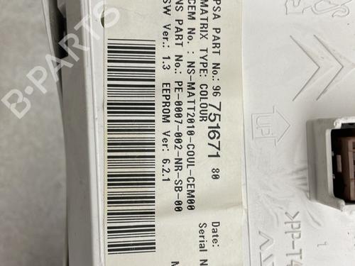 Instrument cluster PEUGEOT 508 I (8D_) 2.0 HDi | BP26620016C47 