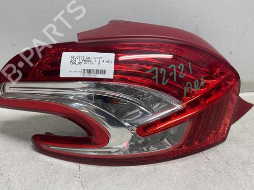 Used Left taillight PEUGEOT 208 I (CA_, CC_) 1.4 HDi (68 hp) 26406695