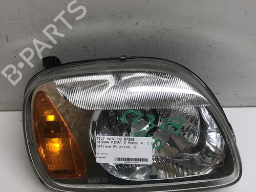 Used Right headlight Right headlight NISSAN MICRA II (K11) 1.0 i 16V (K11) (60 hp) 18207758 18207758