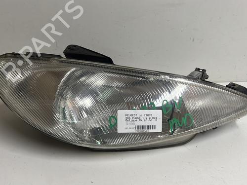 Højre forlygte PEUGEOT 206 Hatchback (2A/C) 2.0 HDI 90 (90 hp) 20173415