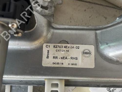 Rear right window mechanism NISSAN QASHQAI II SUV (J11, J11_) 1.6 dCi | BP18229866C25 