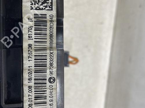 Climate control PEUGEOT 3008 I MPV (0U_) 2.0 HDi 150 / BlueHDi 150 | BP27186370I5 