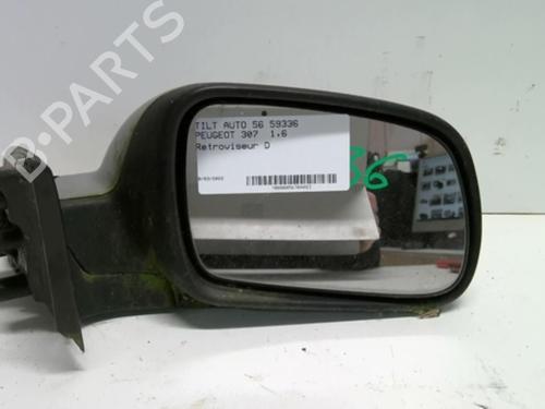Right mirror PEUGEOT 307 (3A/C) 1.6 HDi | BP18217423C27 