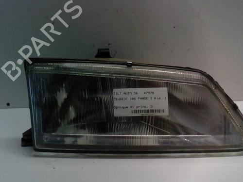 Used Right headlight PEUGEOT 106 I (1A, 1C) 1.0 (50 hp) 18225667