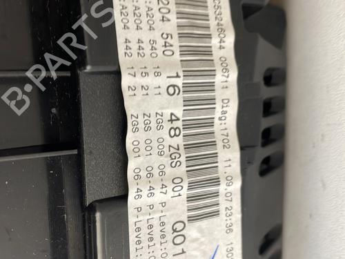 Instrument cluster MERCEDES-BENZ C-CLASS (W204) C 200 CDI (204.001) | BP27166659C47 
