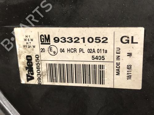 Used Left headlight Left headlight OPEL MERIVA A MPV (X03) 1.7 CDTI (E75) (100 hp) 18227889 18227889