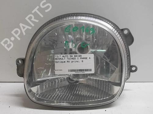 Used Left headlight RENAULT TWINGO I (C06_) 1.2 16V (C06C, C06D, C06K) (75 hp) 18218639
