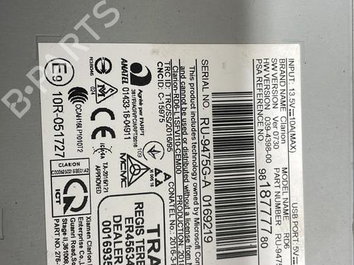 Radio CITROËN C3 III (SX) 1.2 PureTech 82 | BP30777580E6