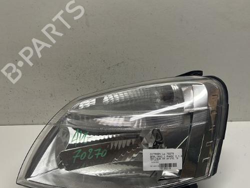 Used Left headlight CITROËN BERLINGO / BERLINGO FIRST MPV (MF_, GJK_, GFK_) 1.6 HDI 75 (MF9HW, GJ9HWC, GF9HWC, GN9HWC) (75 hp) 18357278