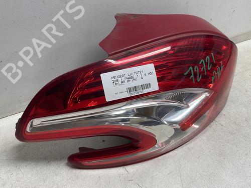 Left taillight PEUGEOT 208 I (CA_, CC_) 1.4 HDi | BP26406695C34 