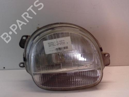 Used Right headlight RENAULT TWINGO I (C06_) 1.2 (C066, C068) (58 hp) 18228880