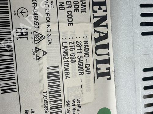 Radio RENAULT CLIO IV (BH_) 1.5 dCi 90 | BP29554609E6 