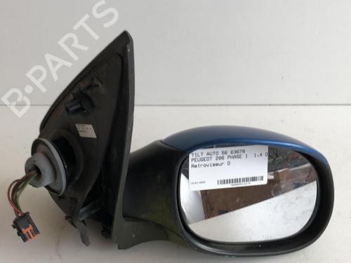 Right mirror PEUGEOT 206 Hatchback (2A/C) 1.4 HDi eco 70 | BP18227765C27 