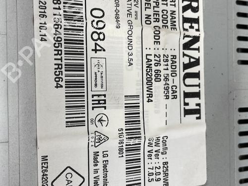 Radio RENAULT CAPTUR I (J5_, H5_) 1.5 dCi 90 (J5N4, J5M5, J5MW, J5M6, J5AL, J5AJ) | BP29210081E6