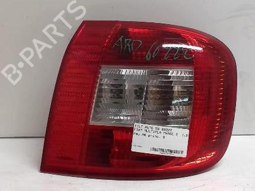 Used Right taillight FIAT MULTIPLA (186_) 1.9 JTD (186AXE1A) (120 hp) 18208931