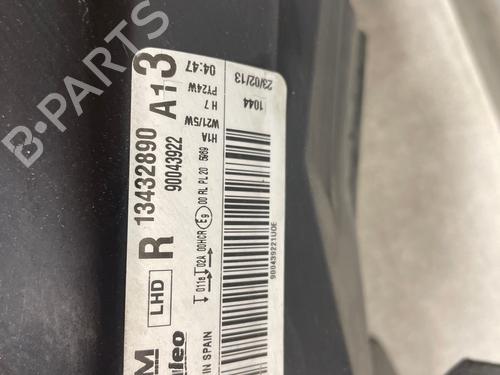Used Right headlight Right headlight OPEL CORSA D (S07) [2006-2015] 34501596 34501596