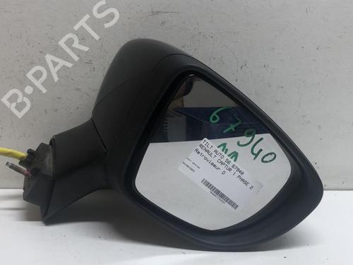 Used Right mirror RENAULT CAPTUR I (J5_, H5_) 1.5 dCi 90 (J5N4, J5M5, J5MW, J5M6, J5AL, J5AJ) (90 hp) 18207672