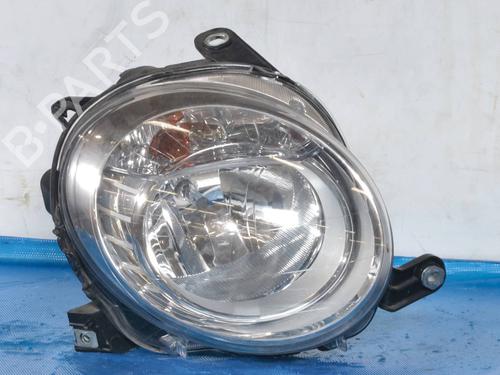 Used Right headlight Right headlight FIAT 500 (312_) 1.0 Mild Hybrid (312.AYD1B) (69 hp) 30931032 30931032