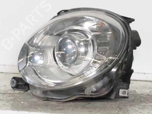 Used Left headlight FIAT 500 (312_) 1.2 (312AXA1A) (69 hp) 28388841