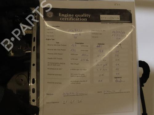 Engine ALFA ROMEO STELVIO (949_) 2.2 D (949.AXD1A) | BP33951480M1  - Image 5
